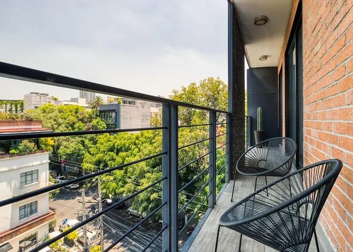 Chic Ph Haven With Rooftop, Condesa 2br By Tasman Mexico City