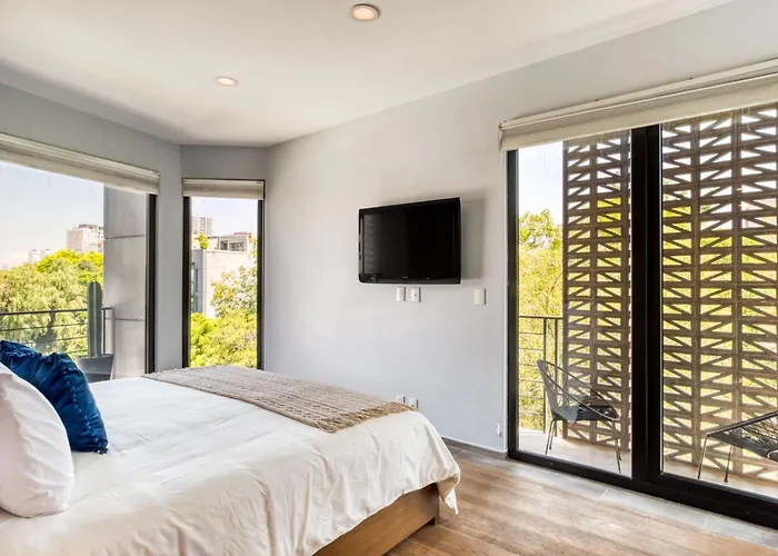 Holiday home Chic Ph Haven With Rooftop, Condesa 2br By Tasman