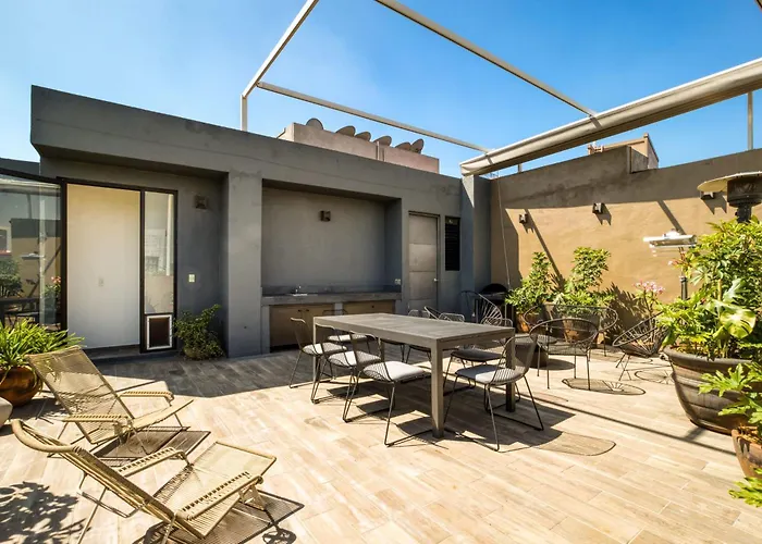 Chic Ph Haven With Rooftop, Condesa 2br By Tasman